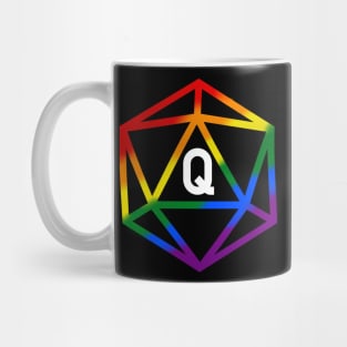 Queer Pride Rainbow Dice Mug